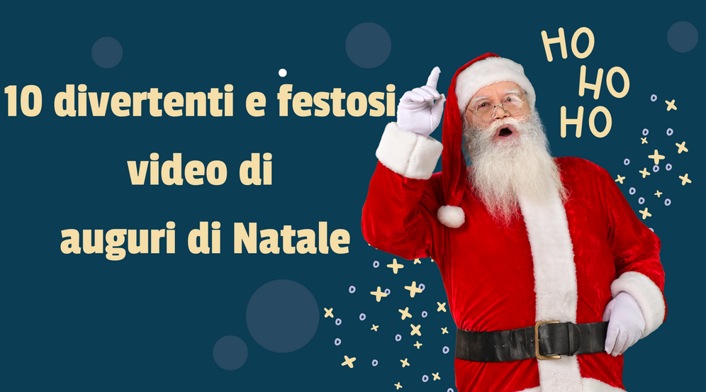 video di auguri di Natale