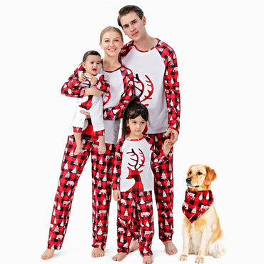 Pigiama Natale Famiglia Disegno Alce
