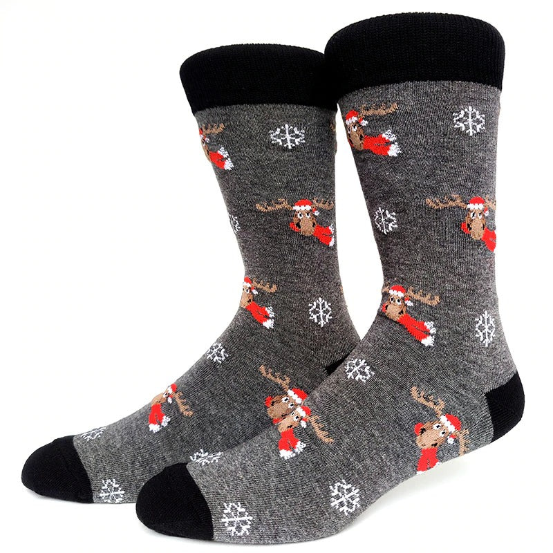 Calze Natalizie Alci Stile Babbo Natale