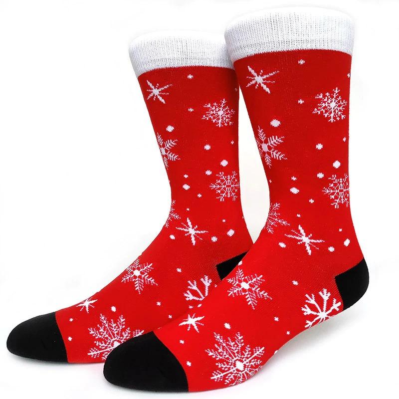 Calze Natalizie Stelle e Fiocchi di Neve