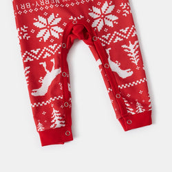 Pigiama Natale Famiglia Dinosauro Rosso