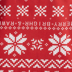 Pigiama Natale Famiglia Dinosauro Rosso