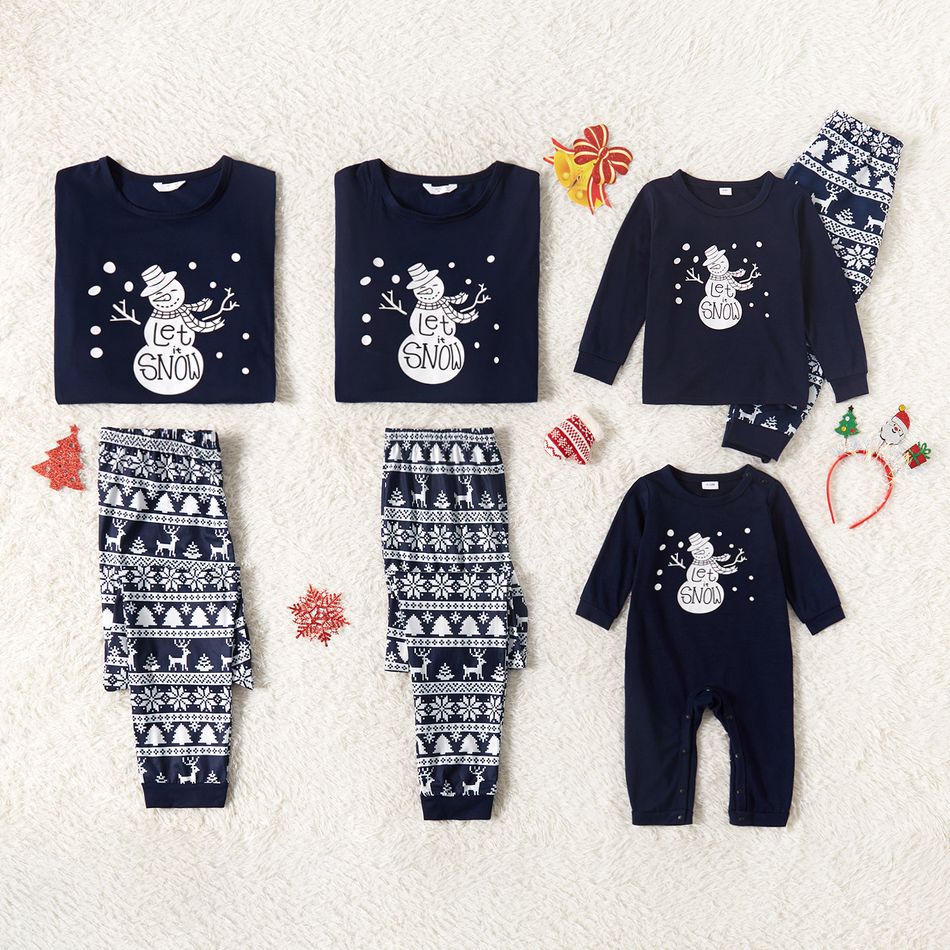 Pigiama Natale Famiglia Neve