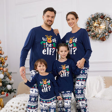 Pigiama Natale Famiglia What The Elf Family