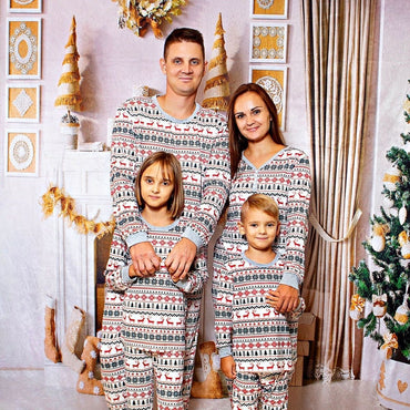 Pigiama Natale Famiglia Simboli Natalizi