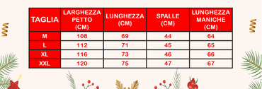 maglione natalizio blu con babbi natale