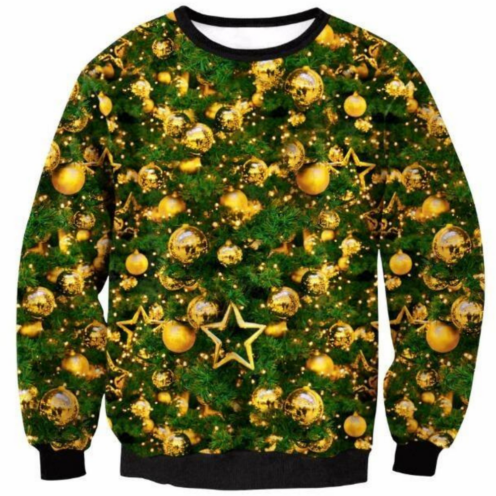 Maglione natalizio albero di natale