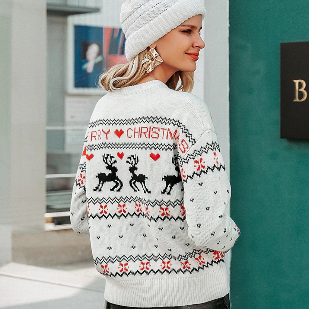 Maglietta Maglione Bianco Merry Christmas MILAN CHRISTMAS JUMPER