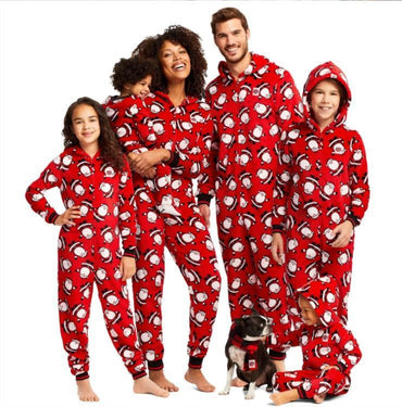 Pigiama Natale Famiglia Pezzo Unico Babbi Natale