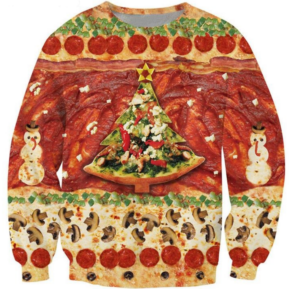 maglione natalizio Pizza
